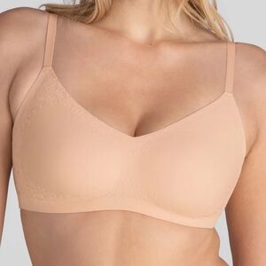 Honeylove Silhouette Roses Bra
blush color XL NWT